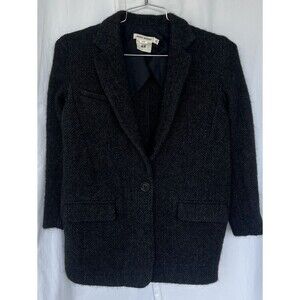 Isabel Marant pour H&M Kids Alpaca Wool Blazer Gray Herringbone Jacket 10-11Y